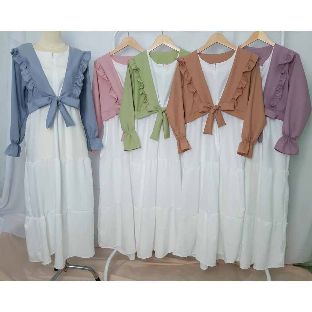 Gamis syari Wanita Syar'i asdf Muslim Dewasa Gamis Wanita Gamis Sultan Modis Lebaran 2022 Terbaru-3