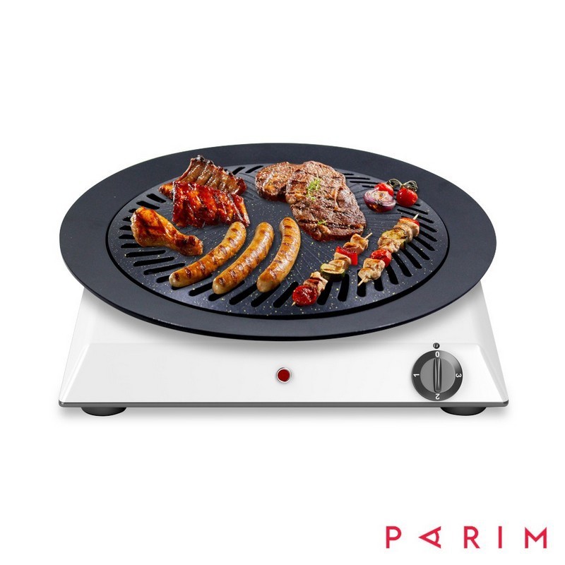 Piring panggang Barberque Grill Pan Alat Pemanggang BBQ Korea Grill Pan Yakiniku YK DESIGN YK-818B