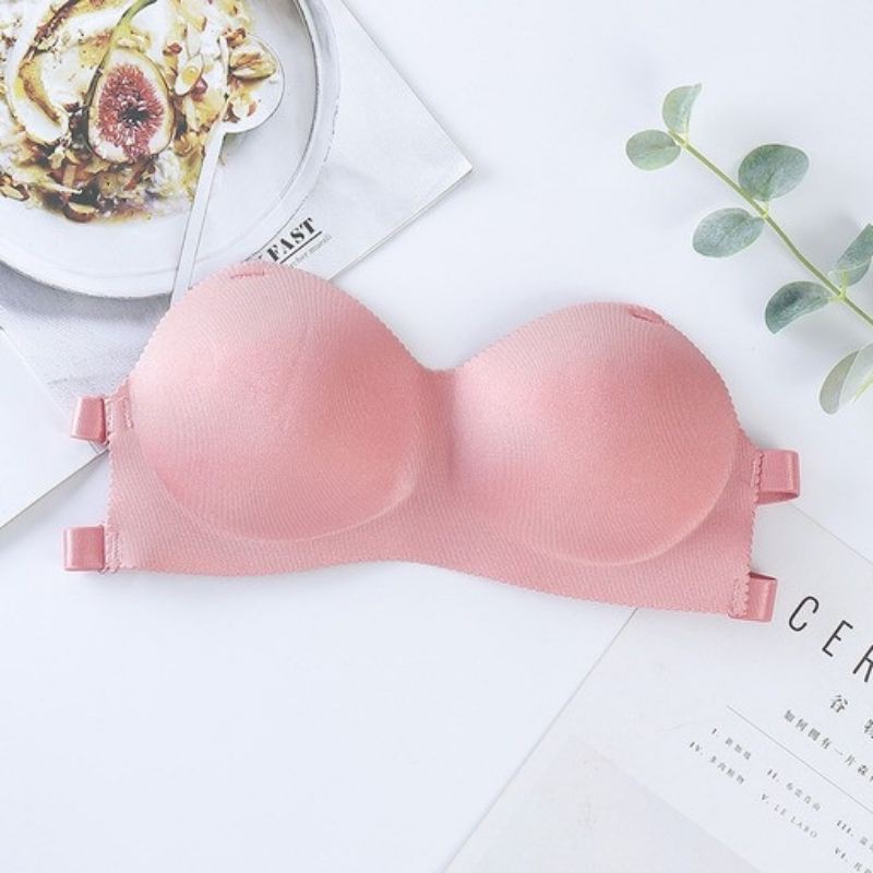 BH Bra push-up Invisible Strapless Tanpa Tali Anti Slip