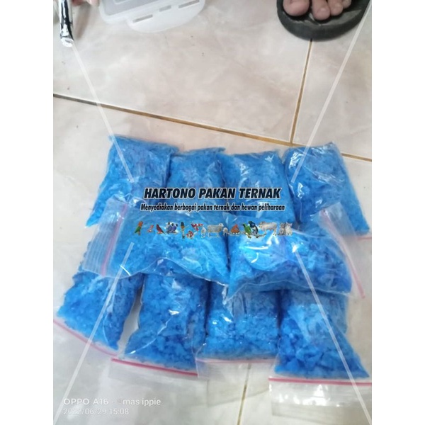 Terusi / Copper Sulphate / CuSO4 / Tembaga Sulfat / Terose / obat biru (200 grm) PMK SAPI.  ORIGINAL