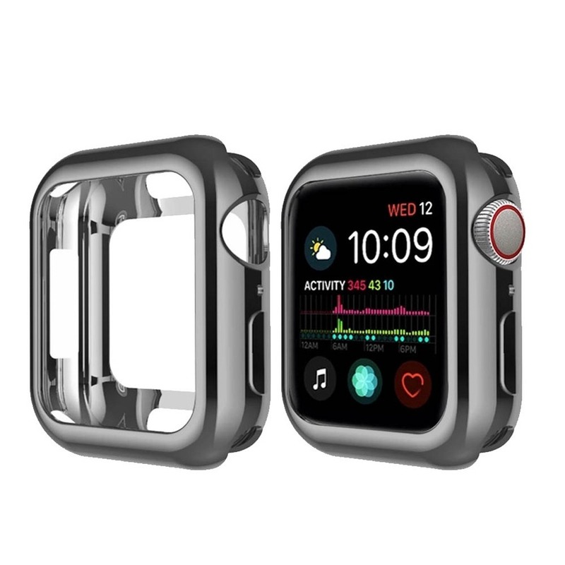 Untuk Apple case Seri SE 6 5 4 3 2 1 iwatch cover Pelindung 38mm 42mm 40mm 44mm frame TPU soft