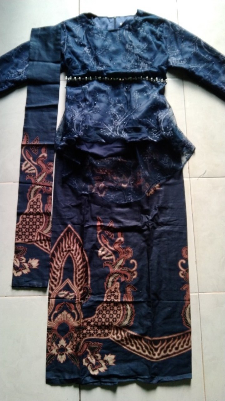 [special Item] Nyk Batik - Batik Couple Aisyah Payet Lengan Panjang | Couple Batik Brukat Modern