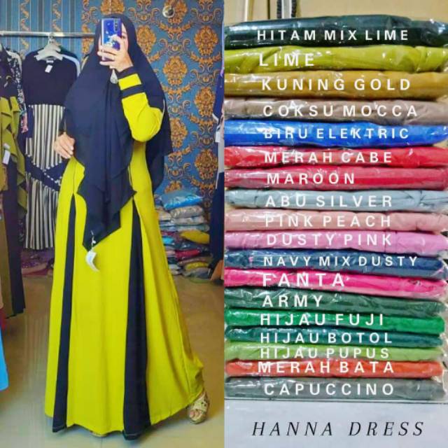 HANNA DRESS/ GAMIS JERSEY / BUSUI / GAMIS ORIGINAL