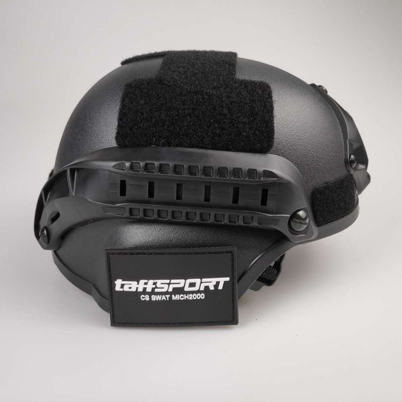 TaffSPORT Helm Tactical Airsoft Gun Paintball CS SWAT - MICH2000 - Black