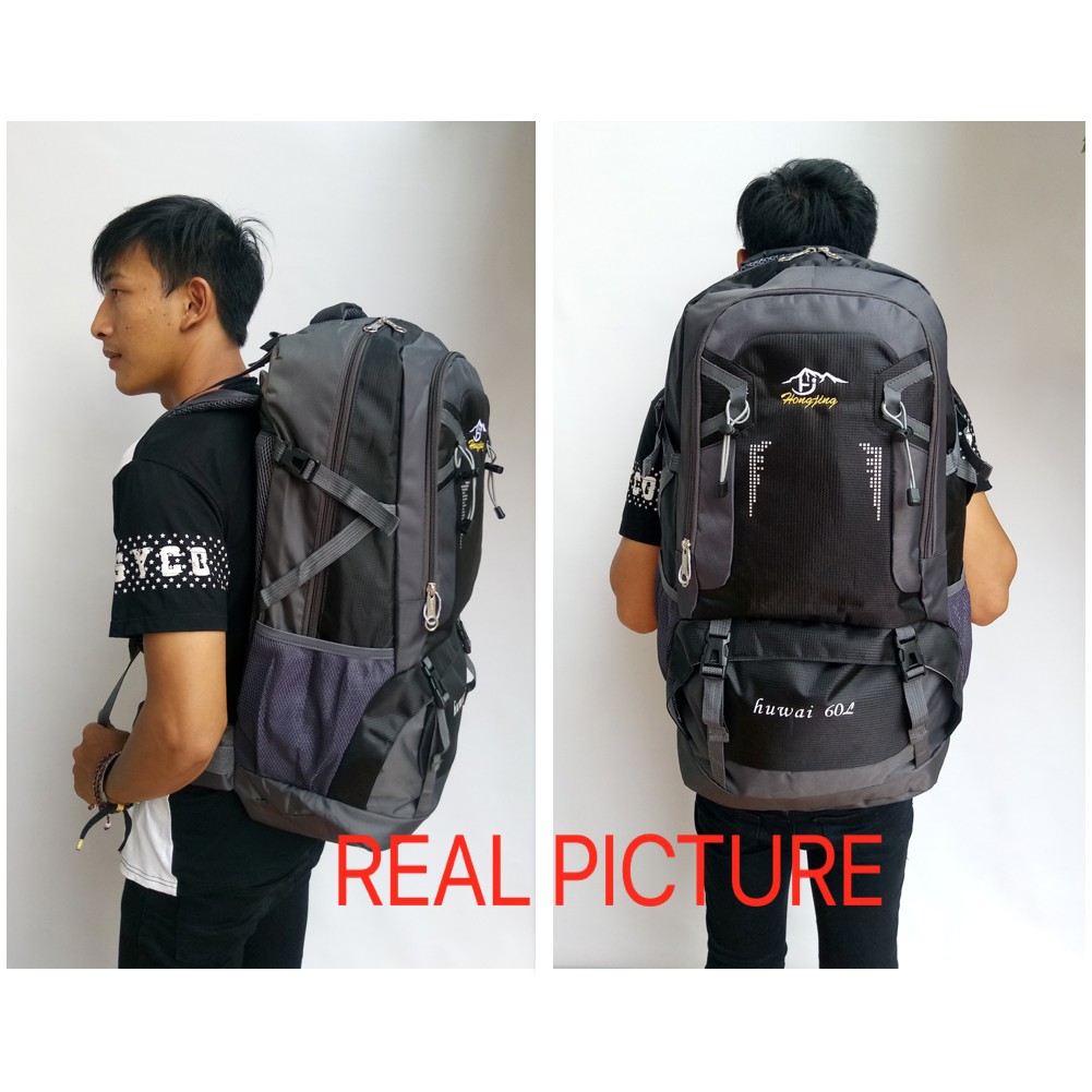 LH51 Tas Ransel Backpack Sekolah Kuliah Jalan Laptop Gunung Outdoor Murah Impor TKM