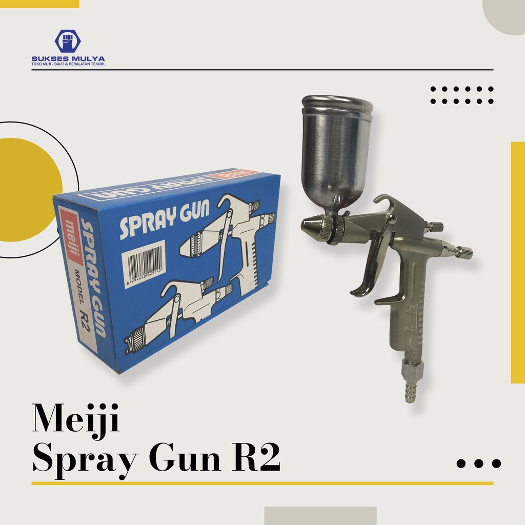 MEIJI Spray Gun R-2 Tabung Atas Nozzle 0.8mm