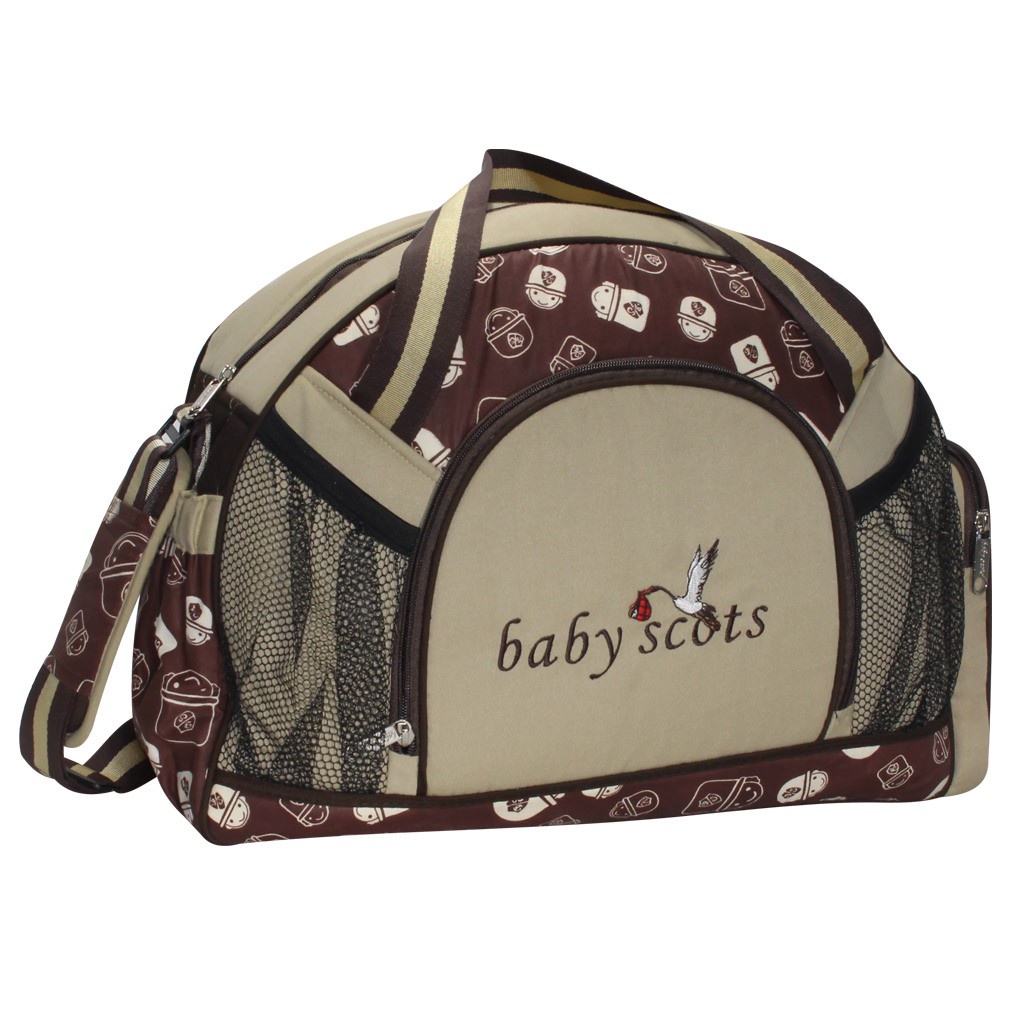 Baby Scots Tas Besar Perlengkapan Bayi Print Character+Alumunium Foil - Diaper Bag BST1302 / Tas Perlengkapan Bayi (Tersedia varian warna)