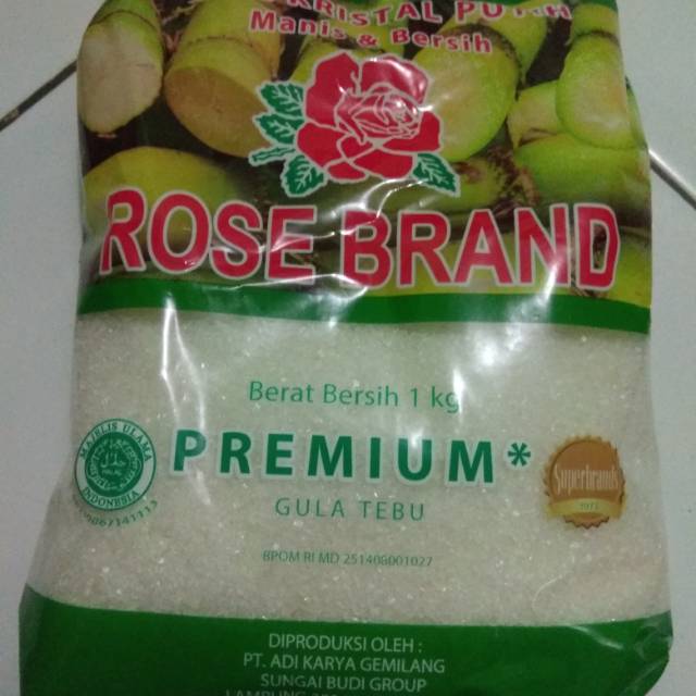 

Gula Pasir Rose Brand 1kg