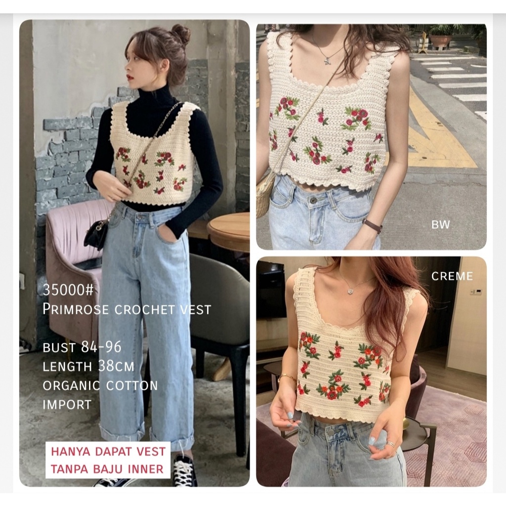 SP AFI - AL - 35000# Primose C BLOUSE - BLOUSE KOREA - ATASAN - CASUAL BS970 baju blouse