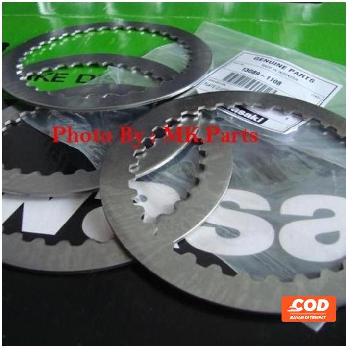 1 Set Plat Kopling Klx 150 Ori.Kawasaki Kode 344