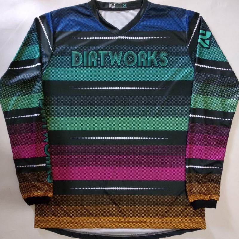 Jersey sepeda, TRAIL, Dirtworks >>Nama, nomor