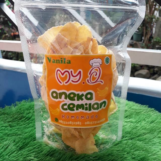 

Keripik pisang renyah aneka rasa "Vanila