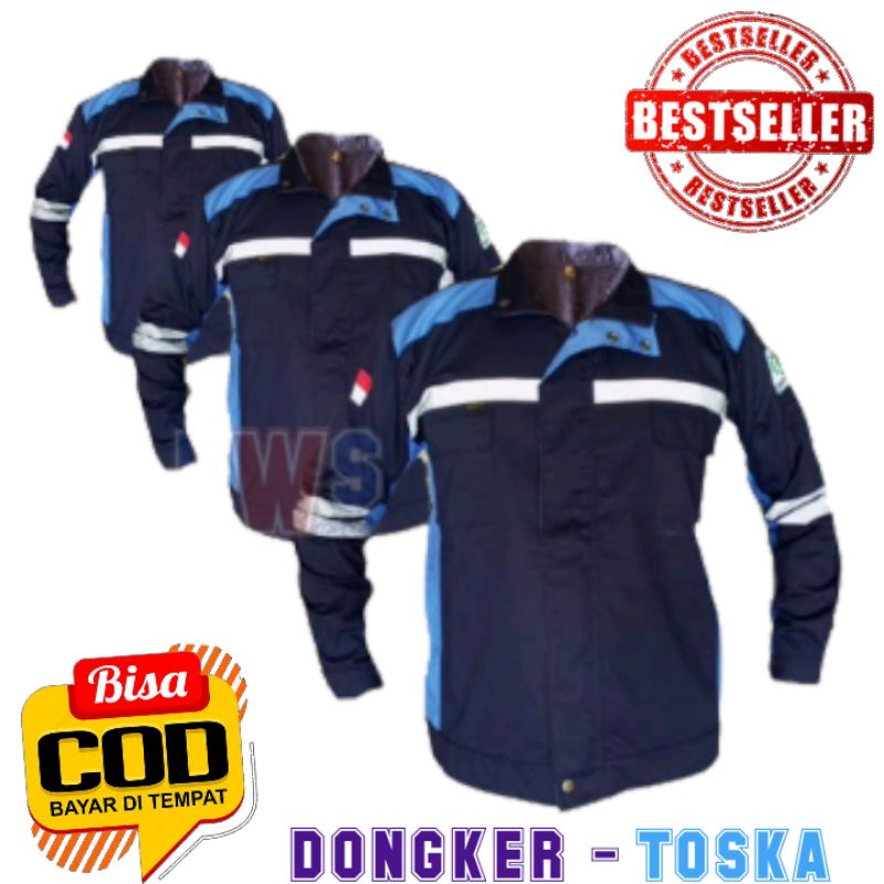 WEARPACK SAFETY K3/BAJU SAFETY/WEARPACK ATASAN/SERAGAM TAMBANG/WEARPACK SEMI JAKET/KEMEJA SAFETY K3/