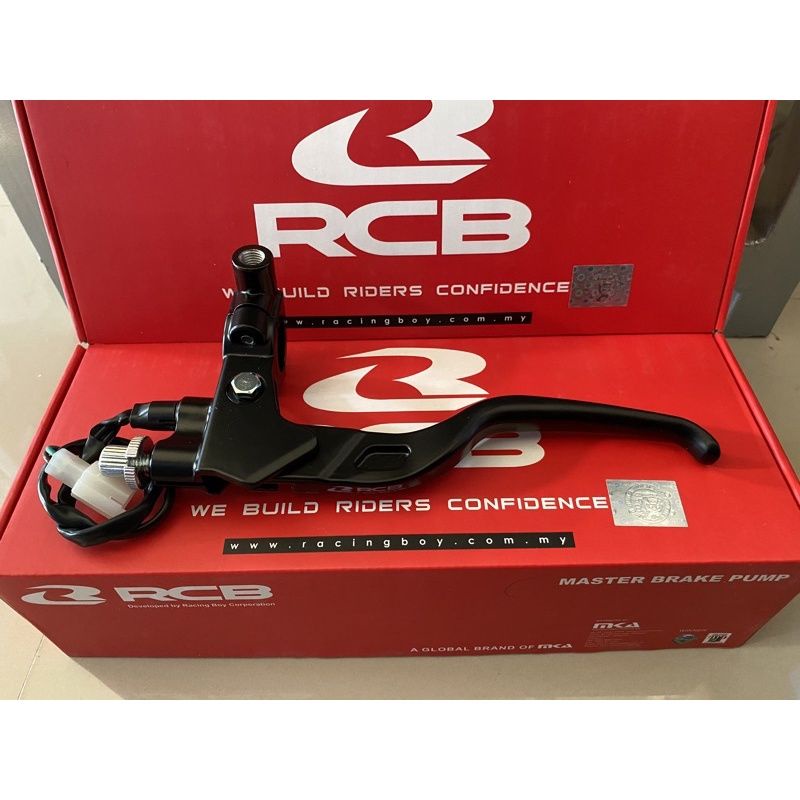 master rem kanan plus handle rem kiri plus switch e2 14mm  master Oval Original