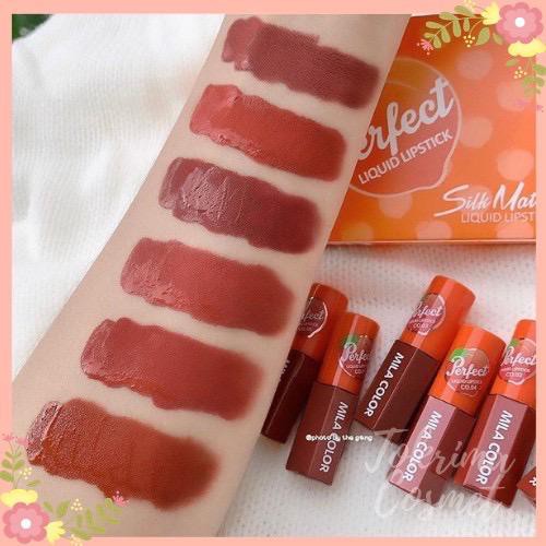 (CYBER) COD TERMURAH  ecer MILA COLOR Perfect Liquid Lipstick