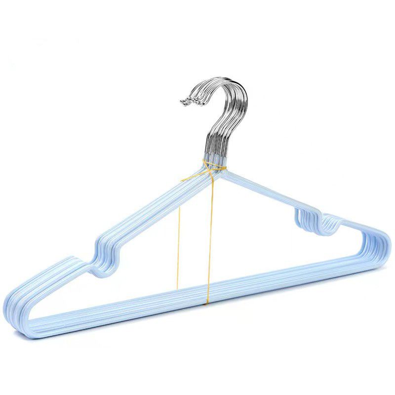 HANGER BAJU DEWASA / gantungan baju stainless steel warna isi 10 pcs