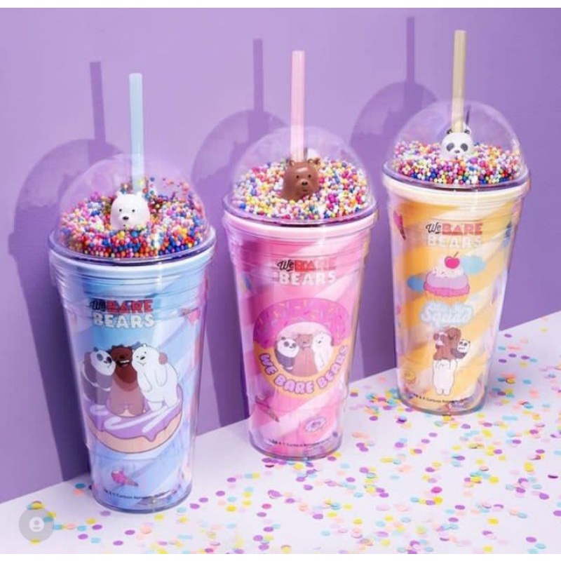 MINISO TUMBLER WE BARE BEARS 480ML/BOTOL MINUM/WATER BOTTLE