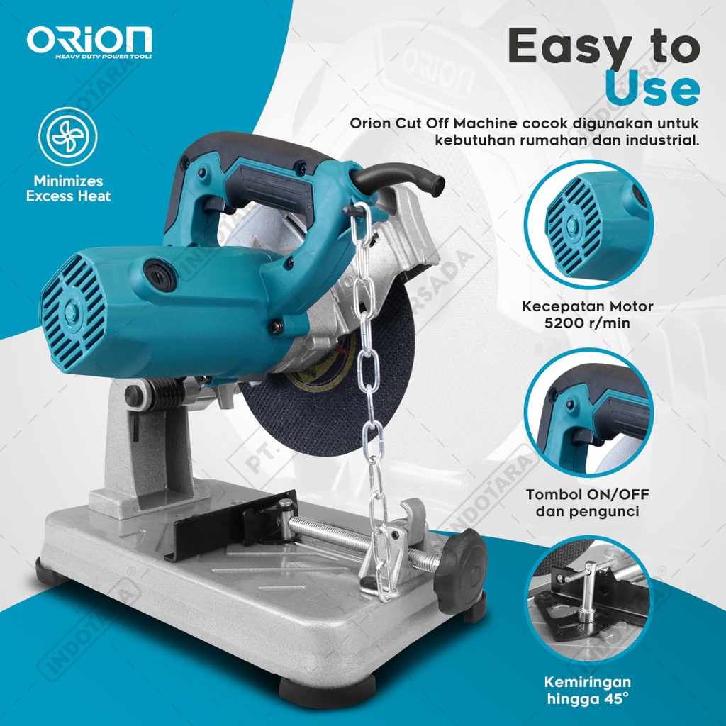 Mesin Potong Besi / Cut Off Machine Orion CO180CM