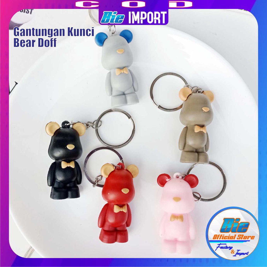 Gantungan Kunci Bear Premium Impor Best Seller