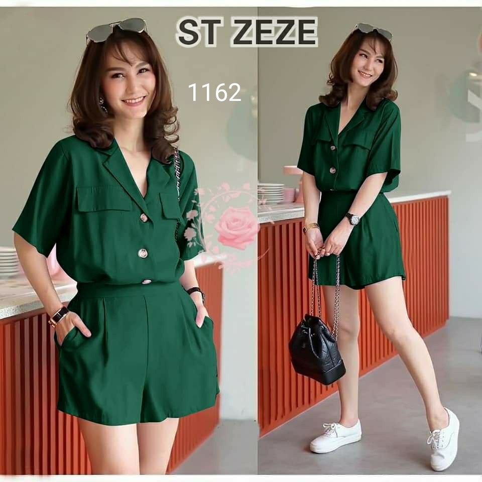 SETELAN WANITA 1161 FASHION WANITA TWO PIECE SET