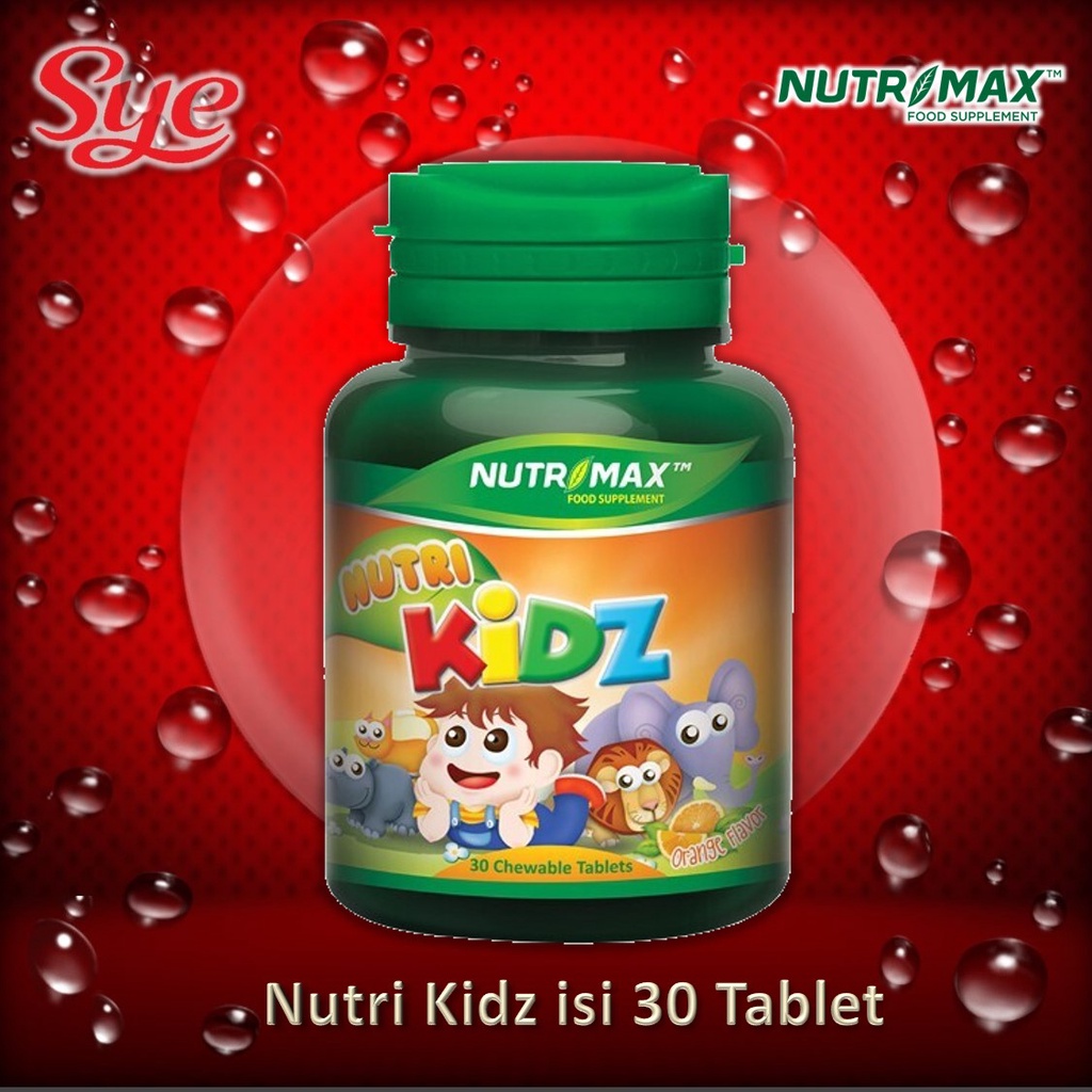 BPOM NUTRIMAX NUTRI KIDZ 30S / NUTRIKIDZ NUTRIMAX VITAMIN C+ / SYE