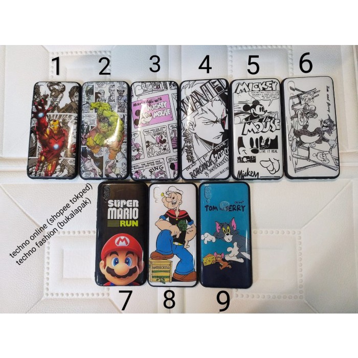 case vivo Y91 Y95 gambar karakter motif soft casing