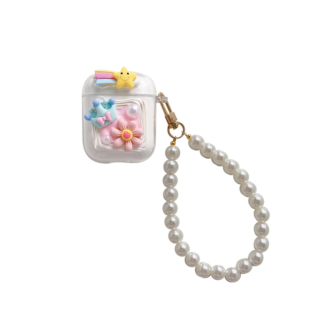 INPODS Soft Case Silikon TPU Motif Mahkota / Bintang Cover AirPods Gen 3 12 1 2 3