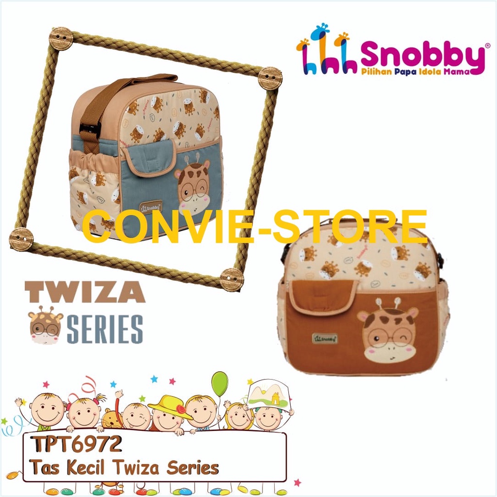 Snobby Tas Bayi Kecil  Saku Bordir Twiza Series - TPT 6972