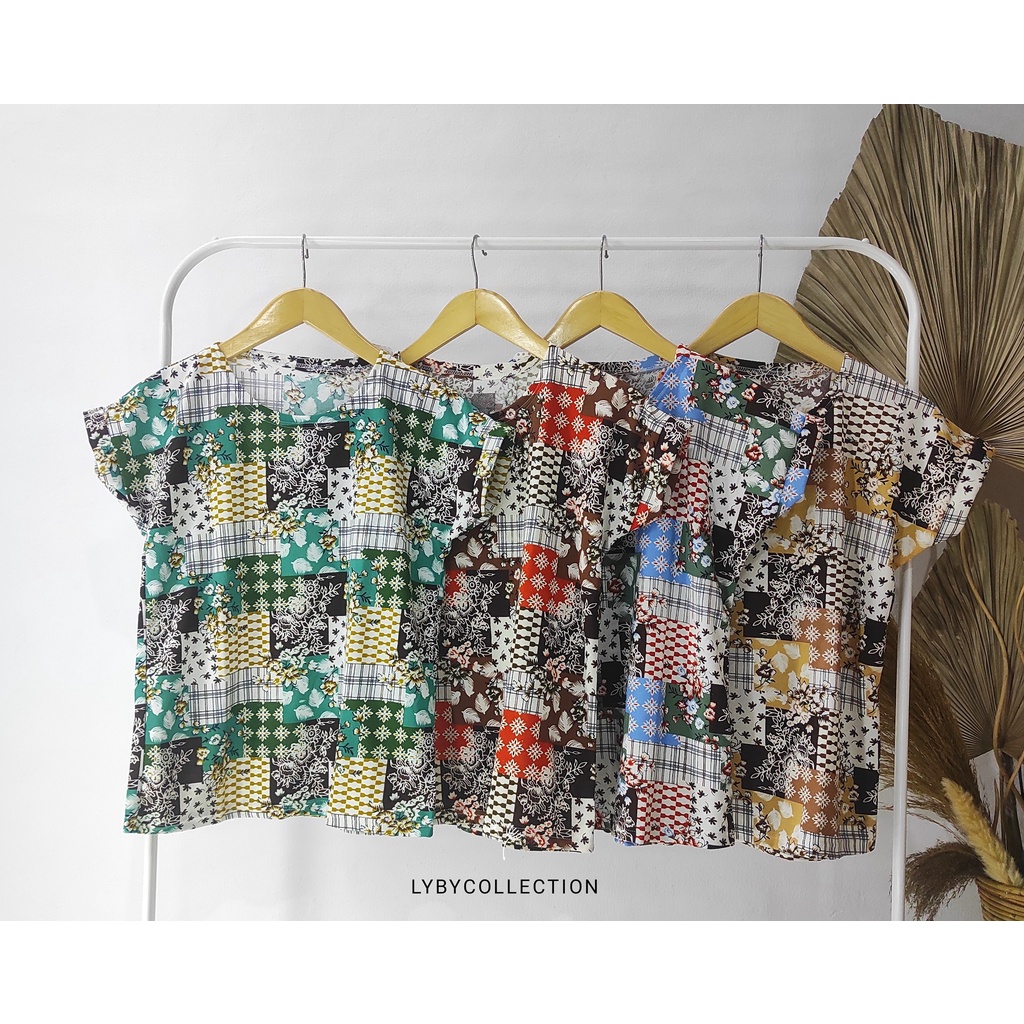 Blouse wanita big size / baju wanita jumbo / blouse besar / blouse wanita big size / blouse murah SJ