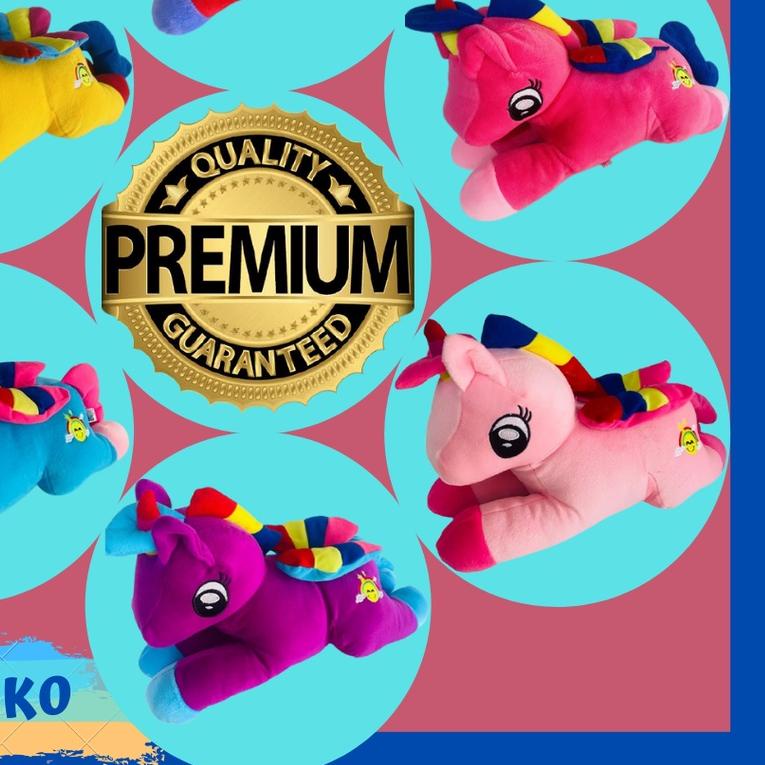 ✸ [B2] Boneka Kuda Poni Pony Unicorn Jumbo(Besar/Kecil) Murah Main Anak Kualitas Terbaik Premium SNI