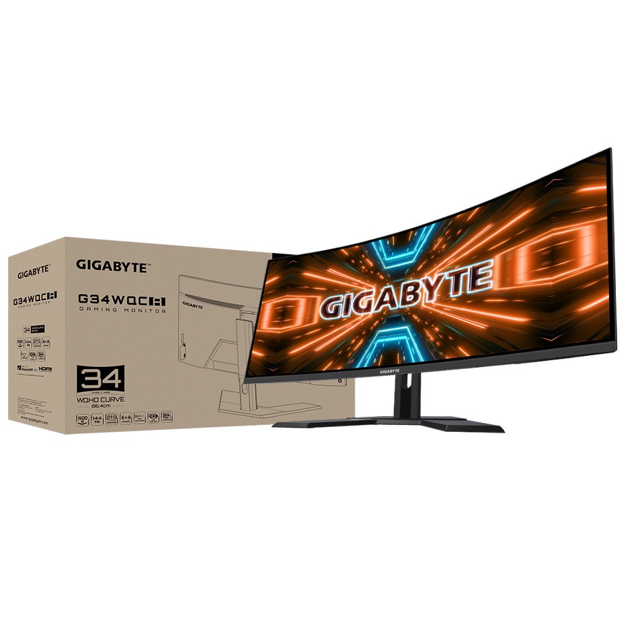 Gigabyte G34WQC A 3‎4" WQHD Curved Gaming Monitor 144Hz