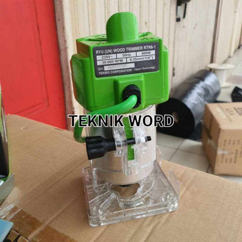 RYU RTR 6-1 MESIN PROFIL KAYU / MESIN TRIMMER ROUTER / WOOD TRIMMER RYU