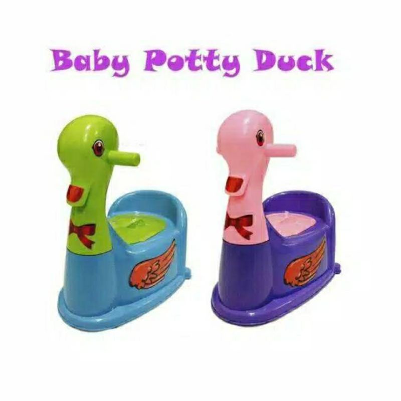 BABY POTTY DUCK Baby potty trainer potty training poty pispot bayi anak balita tempat belajar pipis closet jongkok