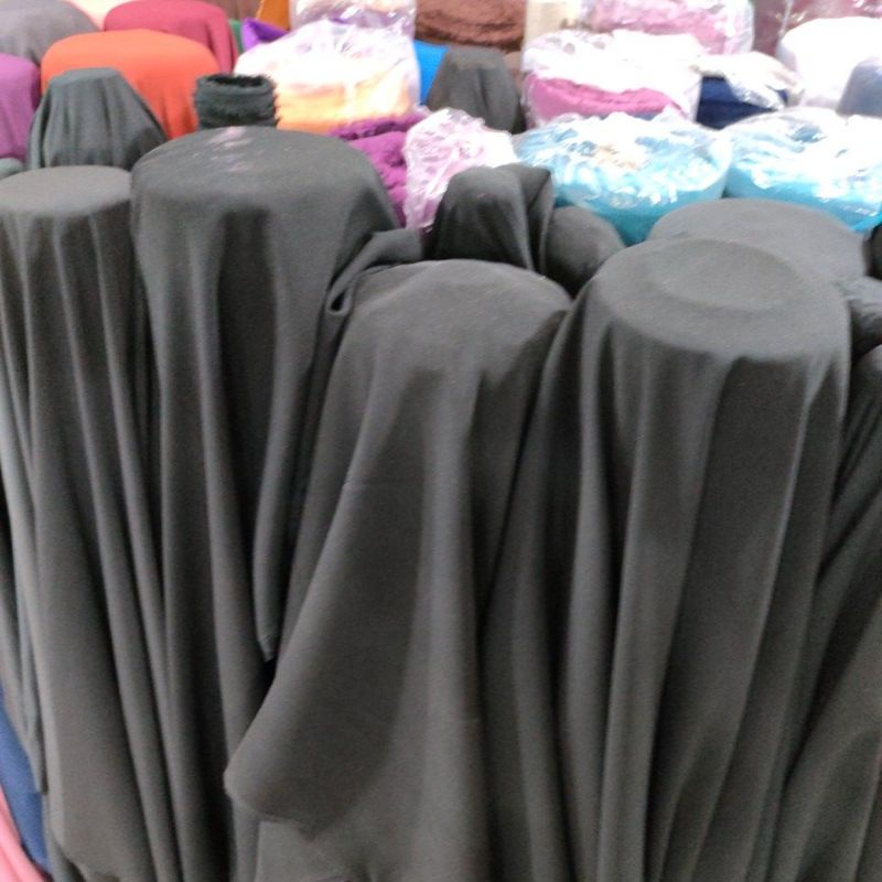 Kain JETBLACK PREMIUM (Harga tertera per ½m/50cm)