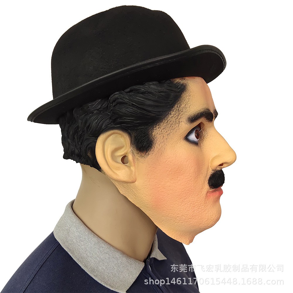 TOL-29 topeng latex karet full head chaplin jojon halloween mask