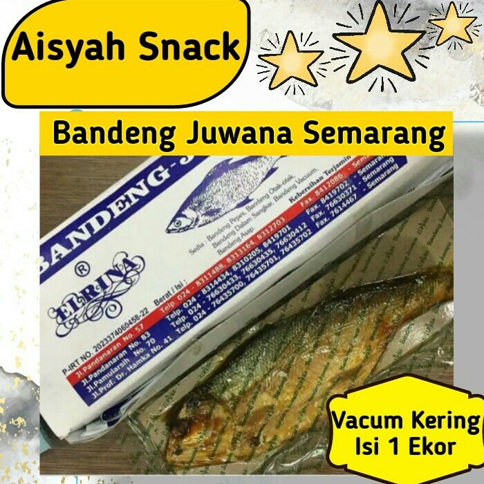 

✨COD✨ Bandeng Presto Juwana Khas Semarang Vacuum Kering 1 ekor