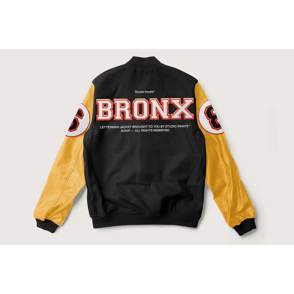 Letterman Jacket Mockup - Photoshop