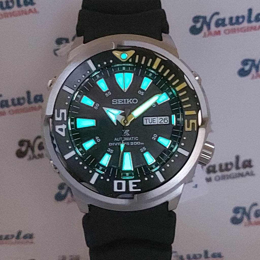 Seiko Prospex SRPE87K1 Baby Tuna Silicone - Jam Tangan Pria SRPE87