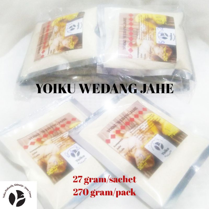 

Wedang Jahe bubuk Instan Yoiku Minuman Serbuk instan jahe sachet isi 10 sachet