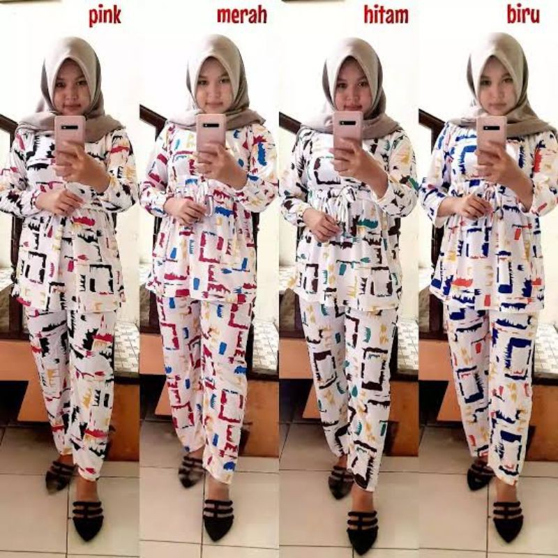 SETCEL HYGET NAGITA/ SETELAN WANITA KEKINIAN TERMURAH TERLARIS TERBARU 2021