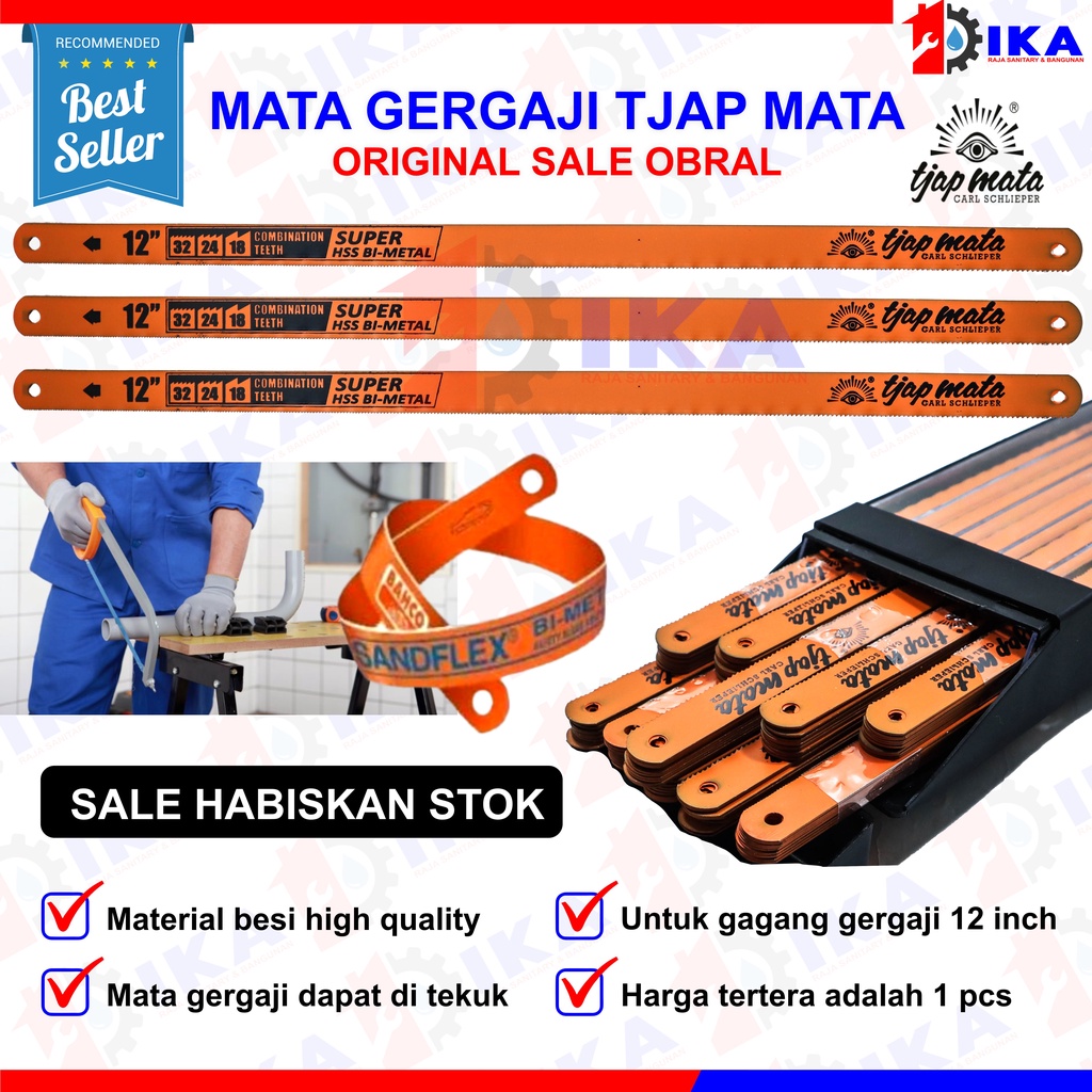 MATA GERGAJI BESI ORANGE MATA 18T dan 24T  MURAH/ MATA GERGAJI TRIPLEX/ GERGAJI BESI 18T