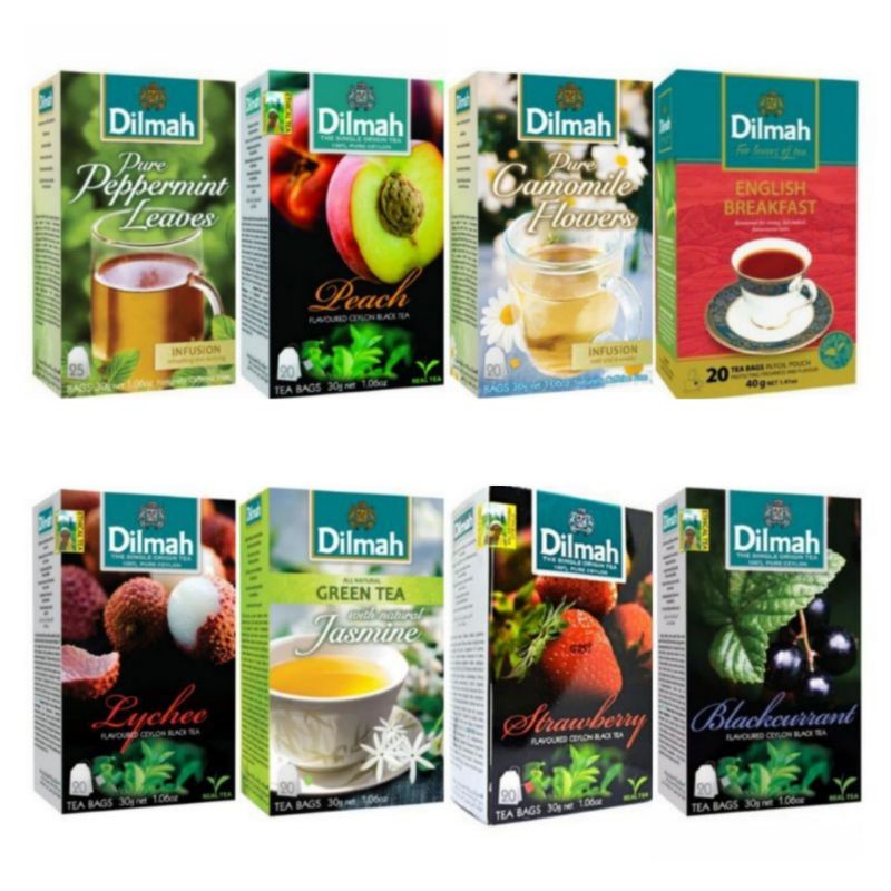 

Dilmah Tea TAG/TBAG: Camomile, Green Tea, Lychee, Peppermint, etc. - Teh Premium Beraroma Istimewah