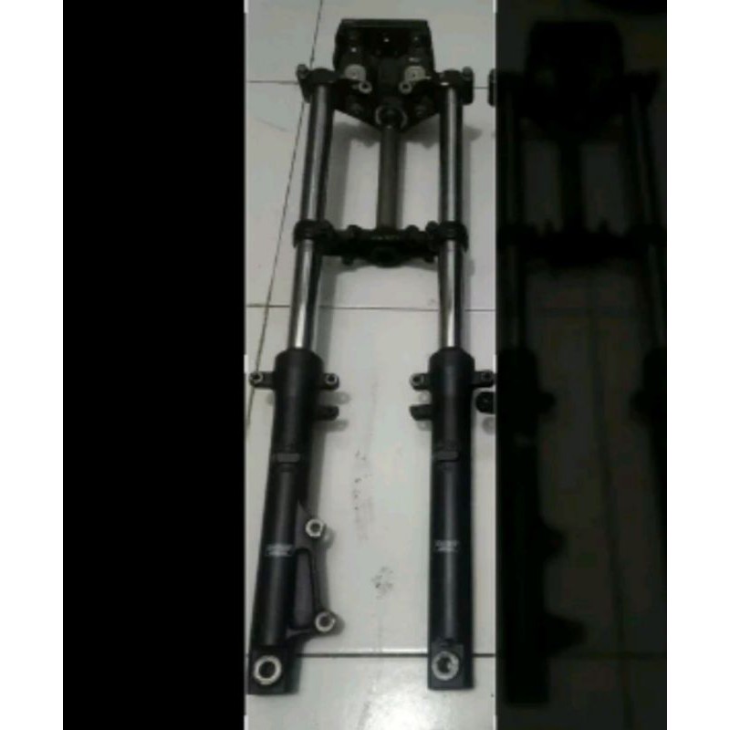 shock depan set T 2nd ori new megapro mono shock NMP