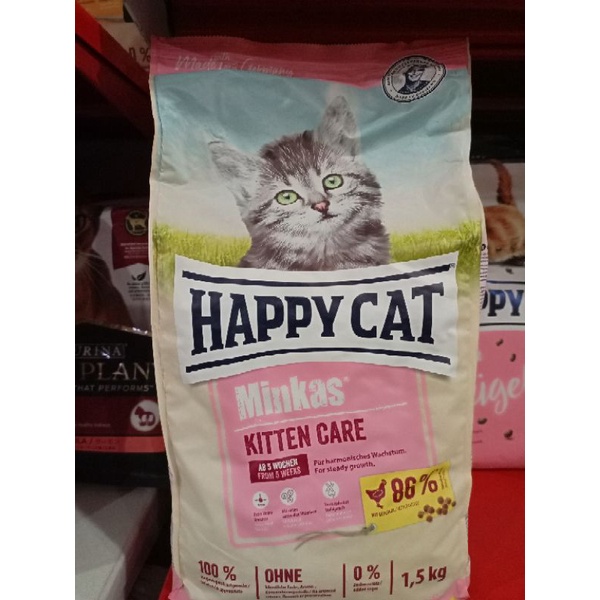 Happy Cat Minkas kitten 1,5kg /makanan kucing