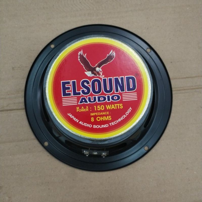 Promo Speaker Elsound 6 inch woofer 150 watt Original Magnet Besar
