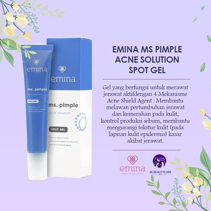 (READY&amp;ORI) Emina Ms Pimple Acne Solution Spot Gel/Facial Wash/Moisturizing/Toner/Loose Powder