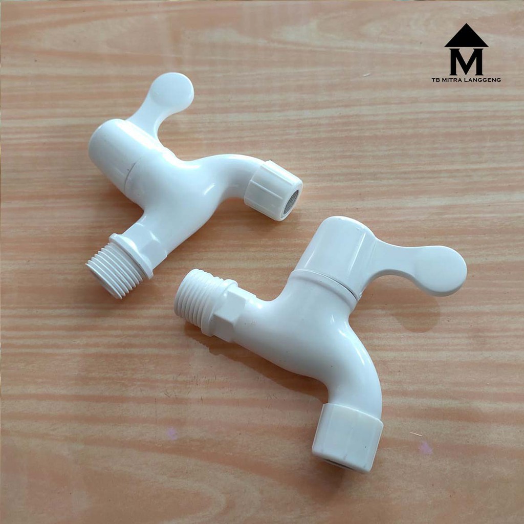 Kran Air Plastik Murah / Kran Plastik Berkualitas LESSO 3/4" & 1/2"