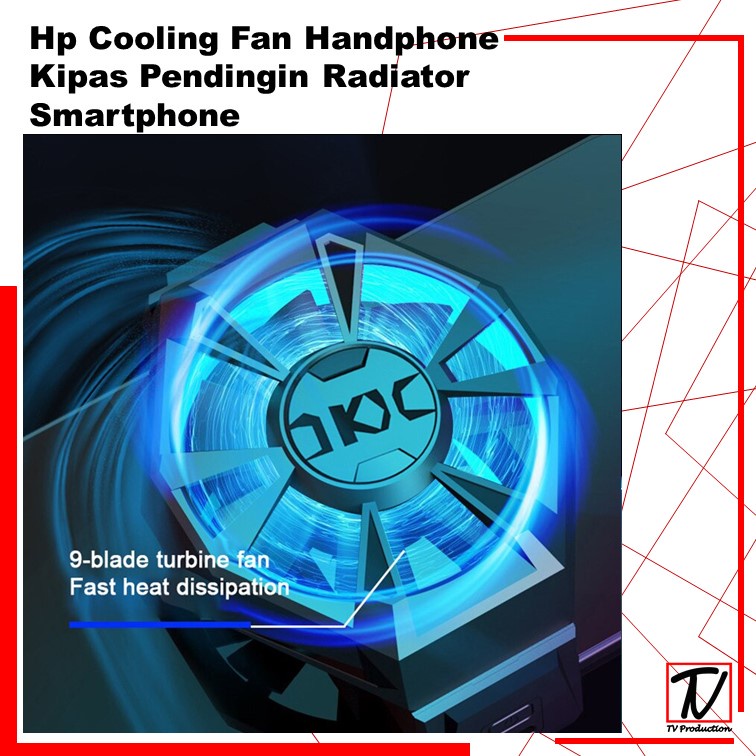 Pendingin Hp Cooling Fan Handphone Kipas Pendingin Radiator / Pendingin HP Gaming