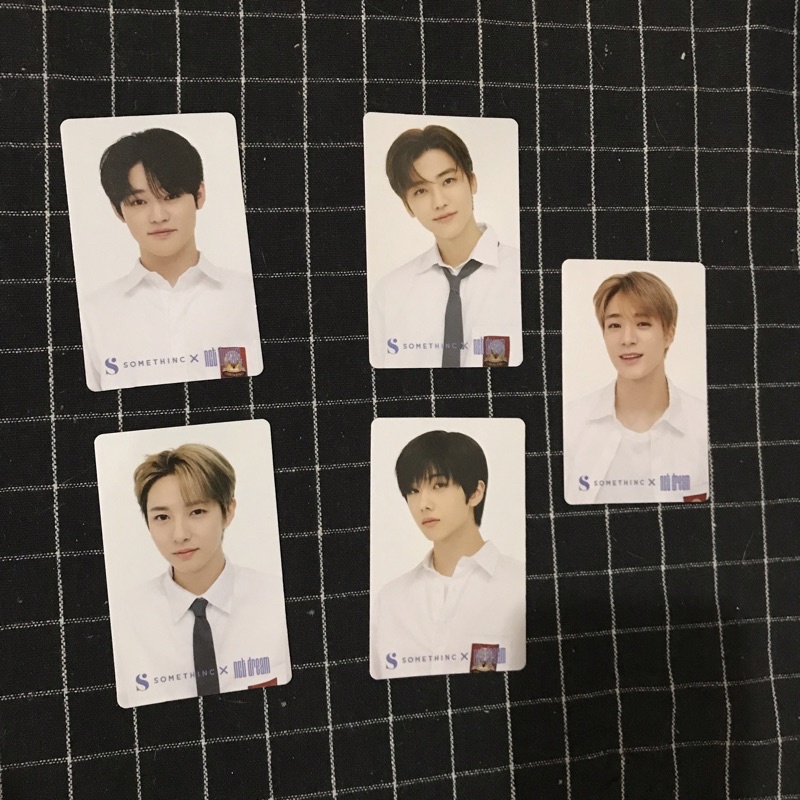 ready stock somethinc x nct dream photocard spesial edition holo