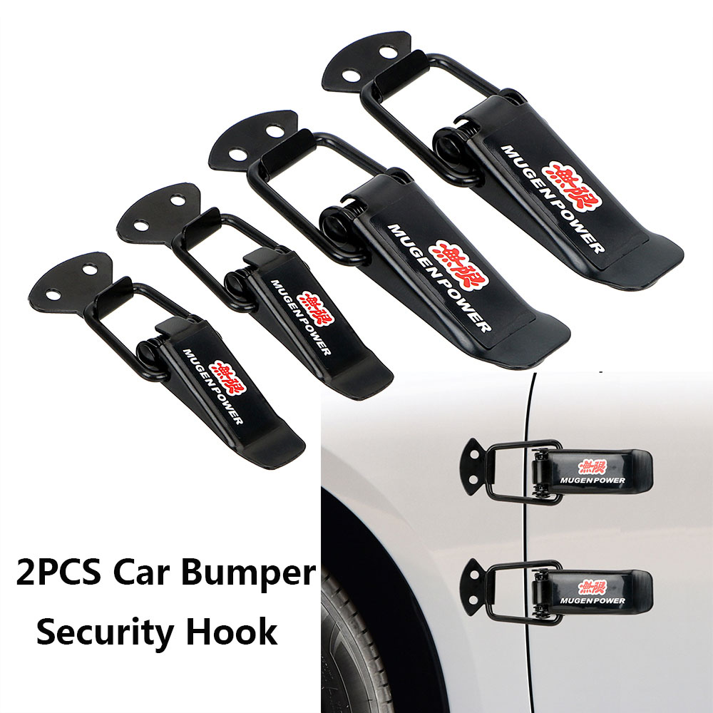 Lanfy 2 Pcs Klip Pengait Bumper Kap Mobil Truk Quick Release